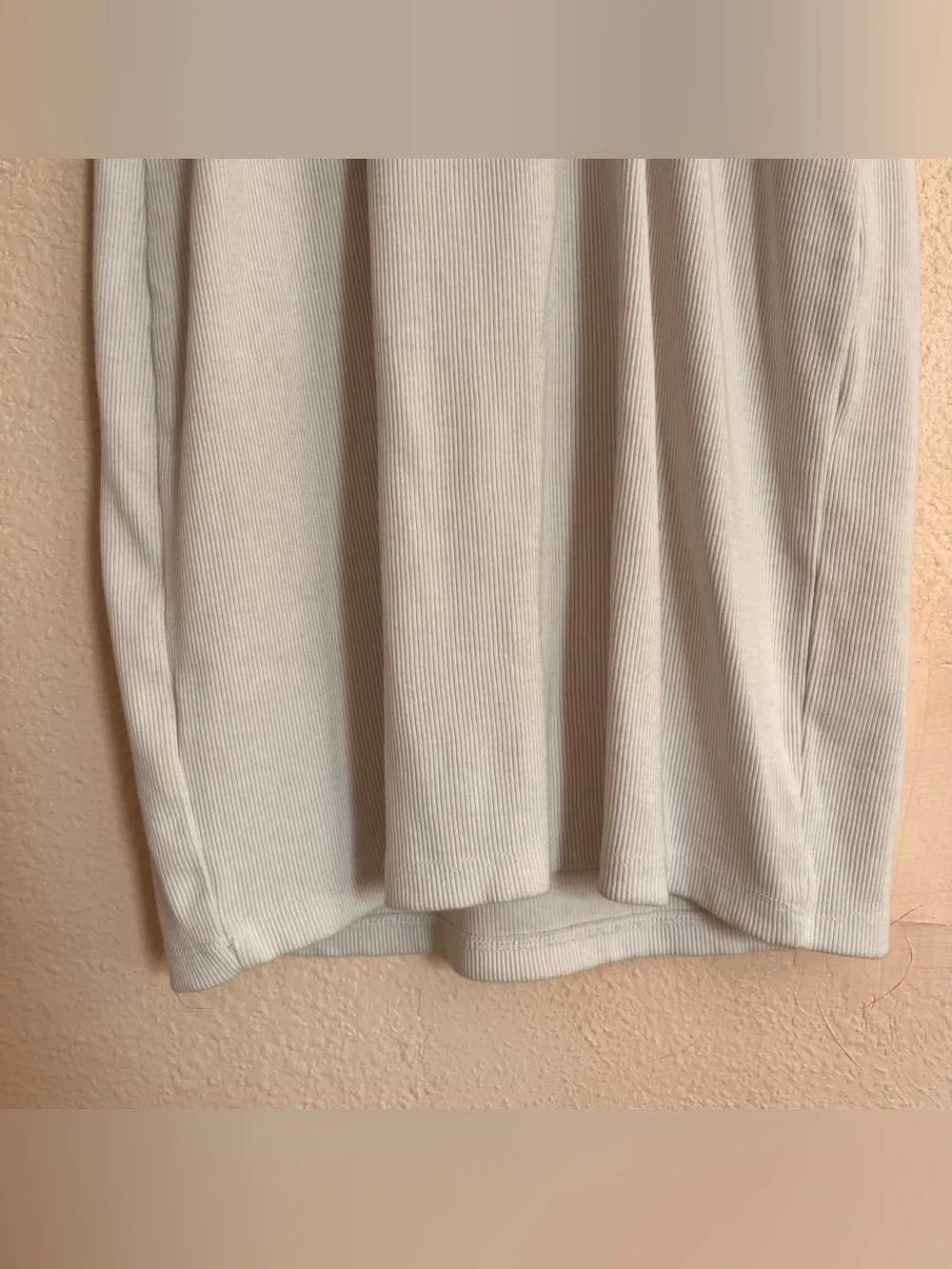 Wild Fable White Ribbed Mini Dress - Picture 5 of 9